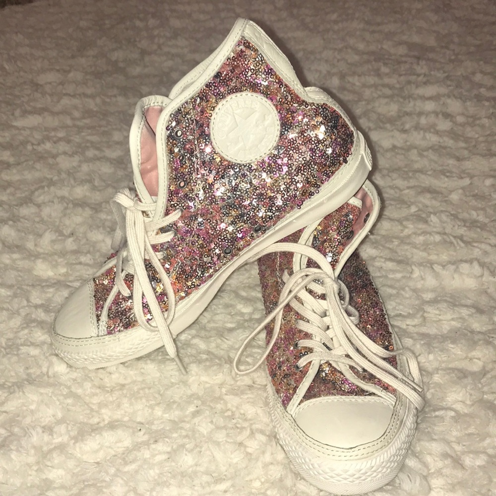 Converse Chuck multicolored sequined sneakers
